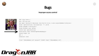 Bugs
Improper access control
 