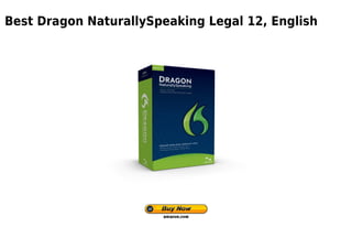 Best Dragon NaturallySpeaking Legal 12, English
 