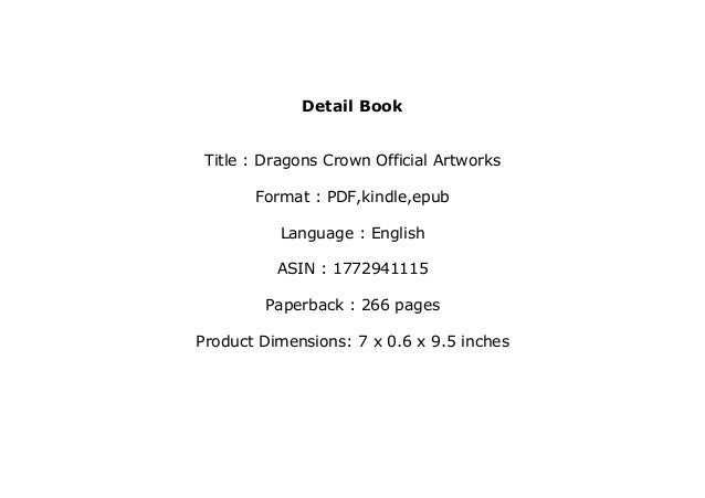 Free Epub Dragons Crown Official Artworks Read Online Free Epub Dragons Crown Official Artworks Read Online