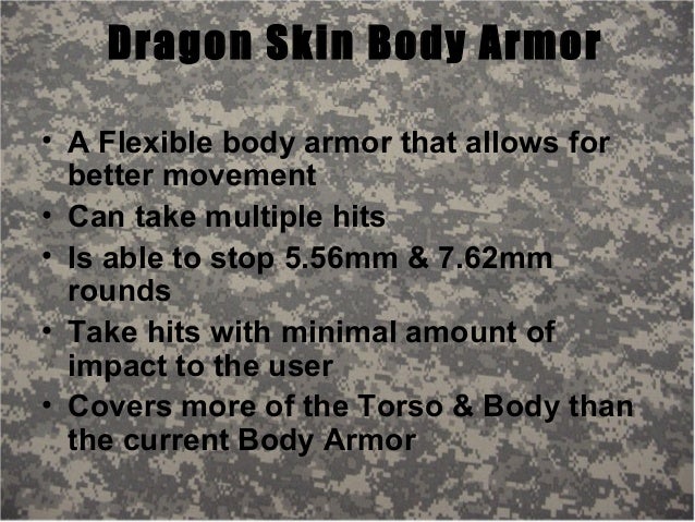 How do you buy Dragon Skin body armor?