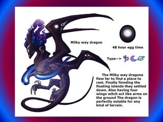 Dragons that I made for dragons world