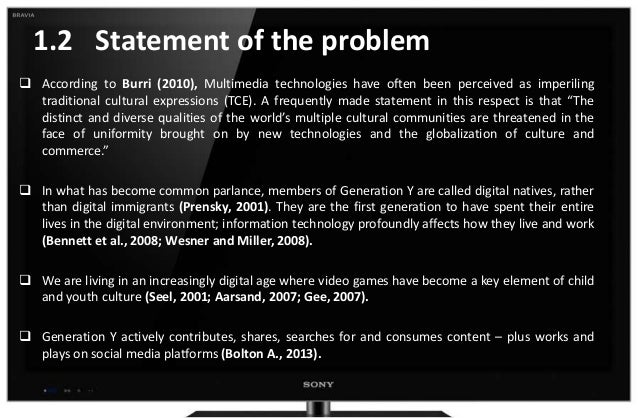 My Research Proposal The Impact Of Multimedia Technology In Influen