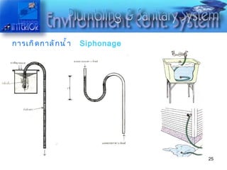 การเกิดกาลักน้ำ   Siphonage 