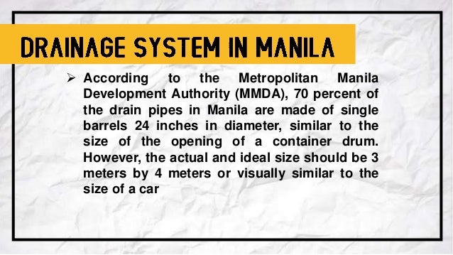 Drainage System In Manila