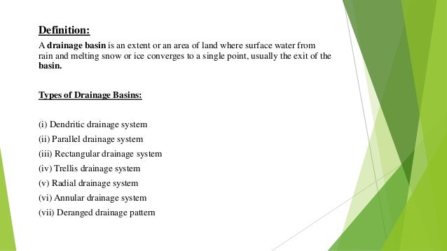 types of drainage selo l ink co