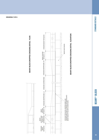 STANDARDDETAILSBEANY®
BLOCK
33
DRAWING 7 OF 8
 