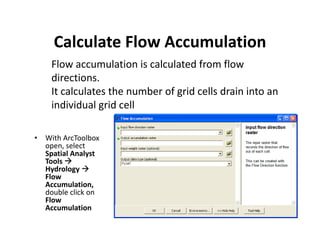Drainage generation using_arc_gis | PDF