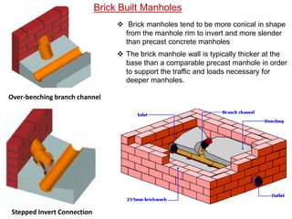 Manhole Invert Shaping Drainage System | PPTX
