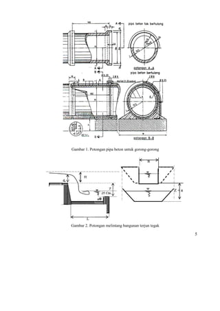 Gambar teknis perencanaan drainase | PDF