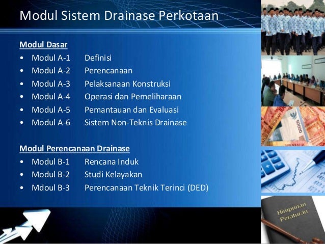 Tata Cara Penyusunan Studi Kelayakan Sistem Drainase Perkotaan