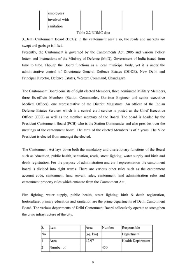 Drain cleaning system report