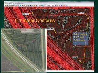 0.1 meter Contours
0.81 meters
2.67 feet
32 inches
 