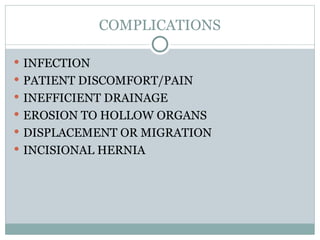 DRAINS,CATHETERS & SUTURES [Autosaved].ppt