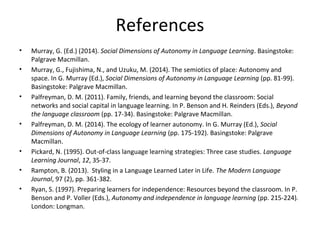 Researching language learning beyond the classroom | PPT