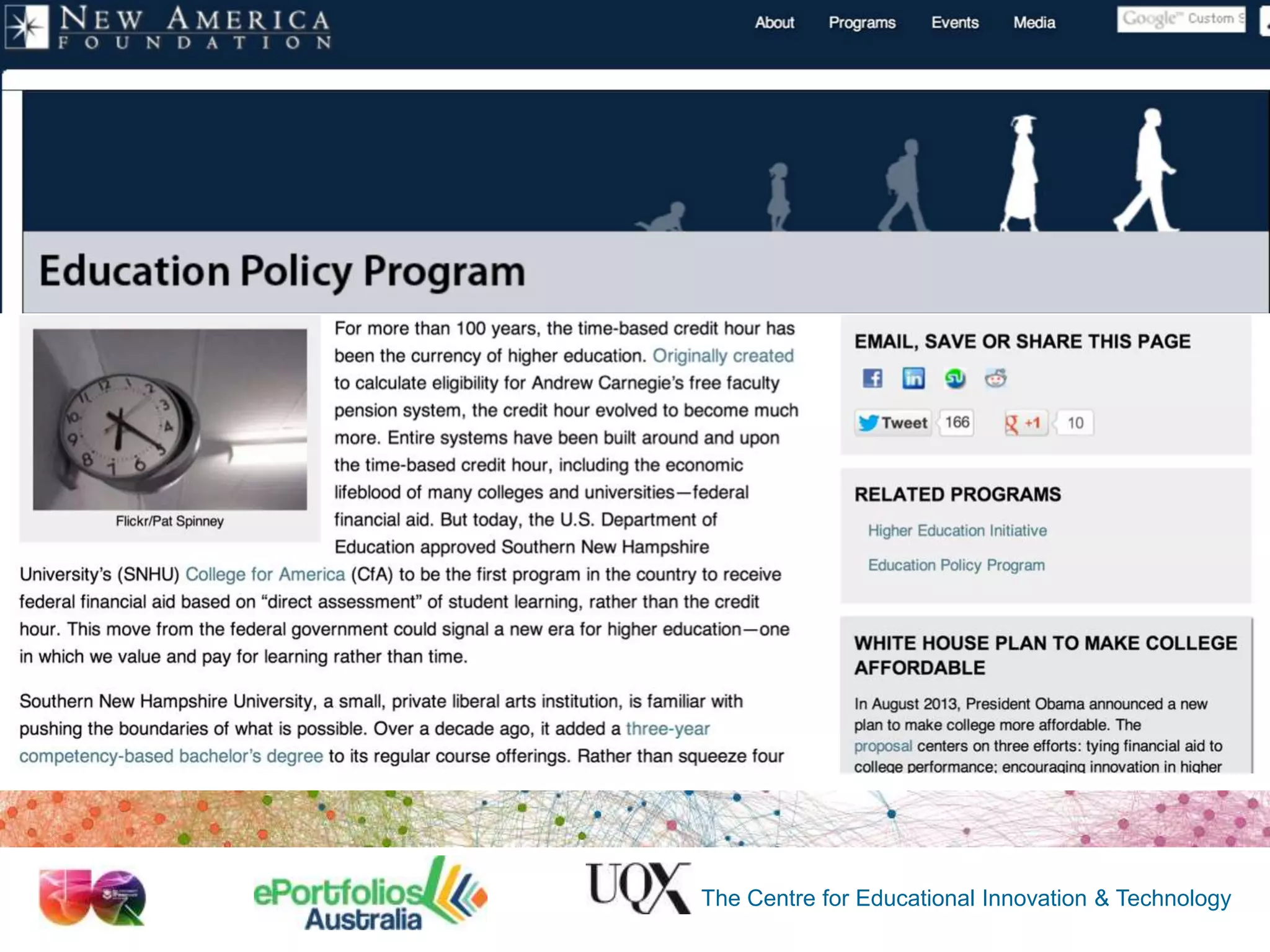 The Centre for Educational Innovation & Technology

 