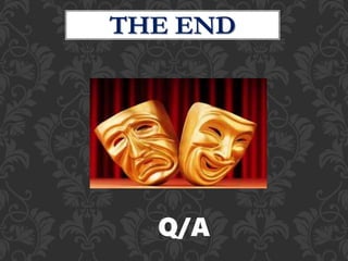THE END
Q/A
 