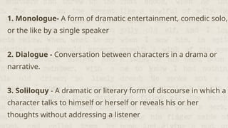Creative Writing: Elements of Drama.pptx