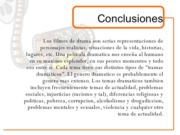 Conclusion Del Genero Dramatico Yahoo