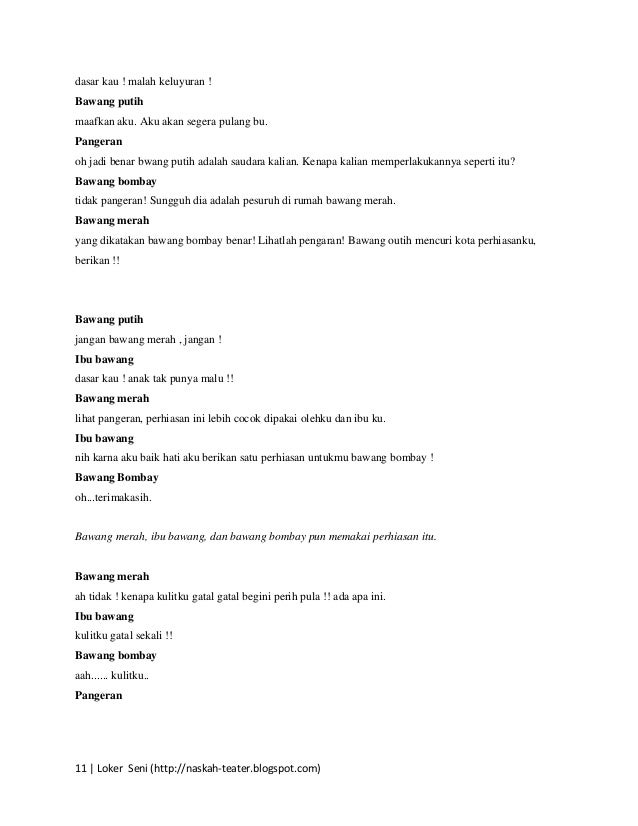 Drama Bawang Merah Bawang Putih