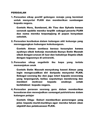berkhidmat untuk negara tingkatan 4