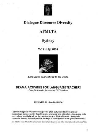 Drama activities for Language teachers