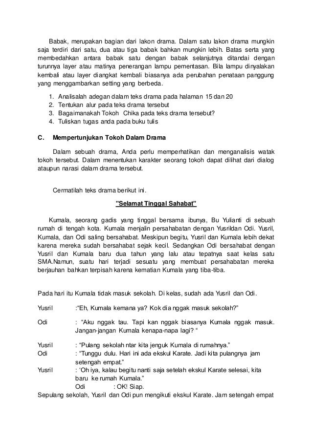 Naskah drama 3 orang laki laki dan 4 orang perempuan