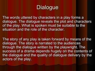 Plot Dialogue English: Drama | PPT