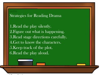 Tips For Dramatic Reading English: Drama | PPT