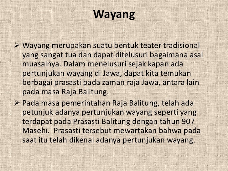 Contoh Drama Wayang - Top 10 Work at Home Jobs