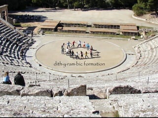 dith·y·ram·bic formation
 