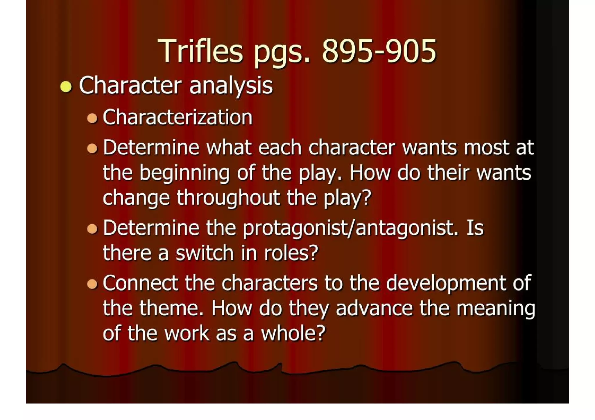 Drama Plot Structure