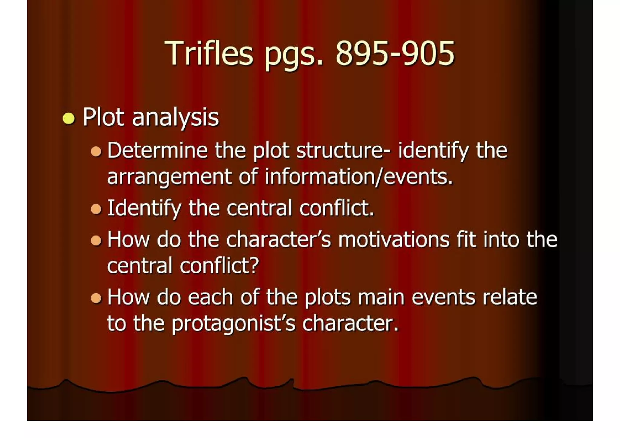 Drama Plot Structure