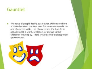 Gauntlets Using Characters Dramatechniques | PDF