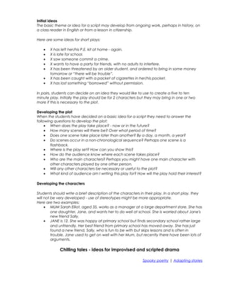 Drama techniques and activities 46 pages | DOC