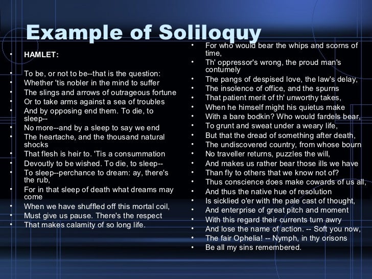 soliloquy poems poems