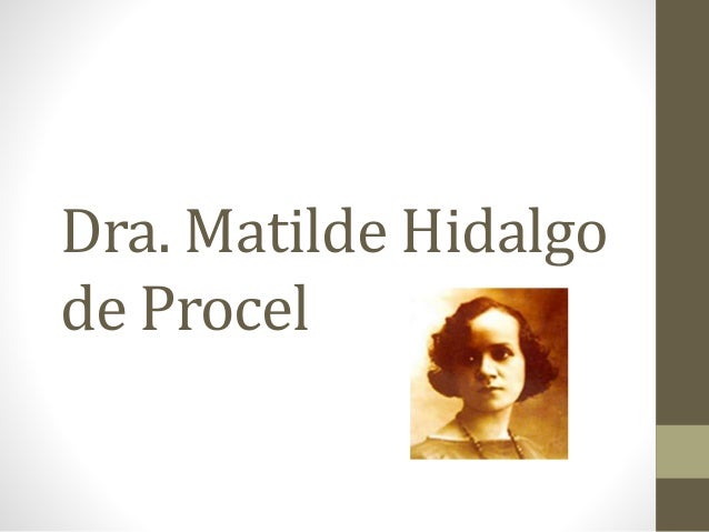 matilde hidalgo matilde hidalgo