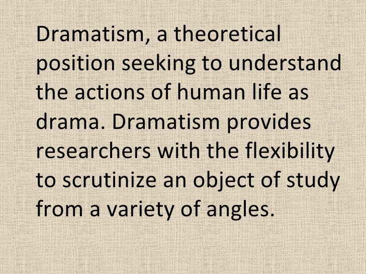 Dramatism