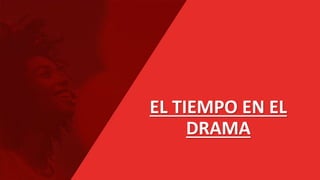 EL TIEMPO EN EL
DRAMA
 