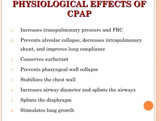 Non-invasive Ventilation (CPAP) in Newborns | PPT