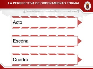 LA PERSPECTIVA DE ORDENAMIENTO FORMAL
 