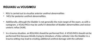 Retrograde uretherogram and Micturating cysto-uretherogram | PPTX