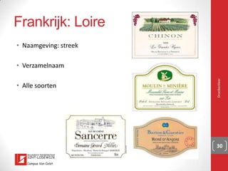 Inhoud
▪Algemene indeling
▪Drankenalfabet
▪Etiketten
▪Wijn
Drankenleer 30
 