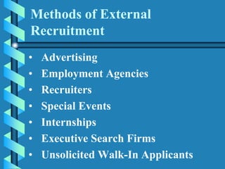 External Recruitment Process | PPT