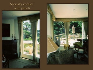 Specialty cornice  with panels 