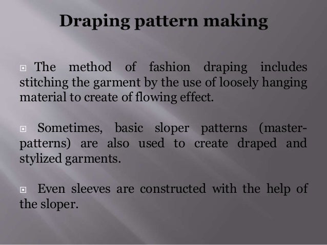 Draping Ppt