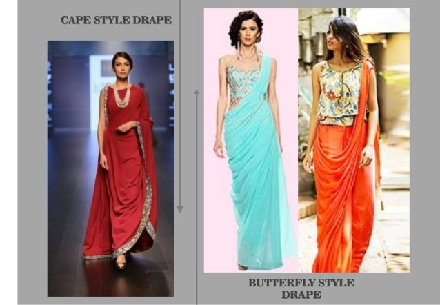 Draping Styles Of Saree And Lehenga
