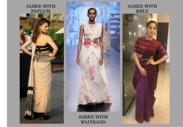 Draping Styles Of Saree And Lehenga