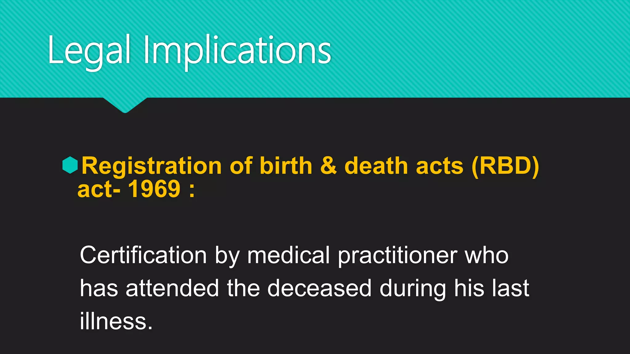 MCCD - Medical Certification of Cause of Death | PPTX