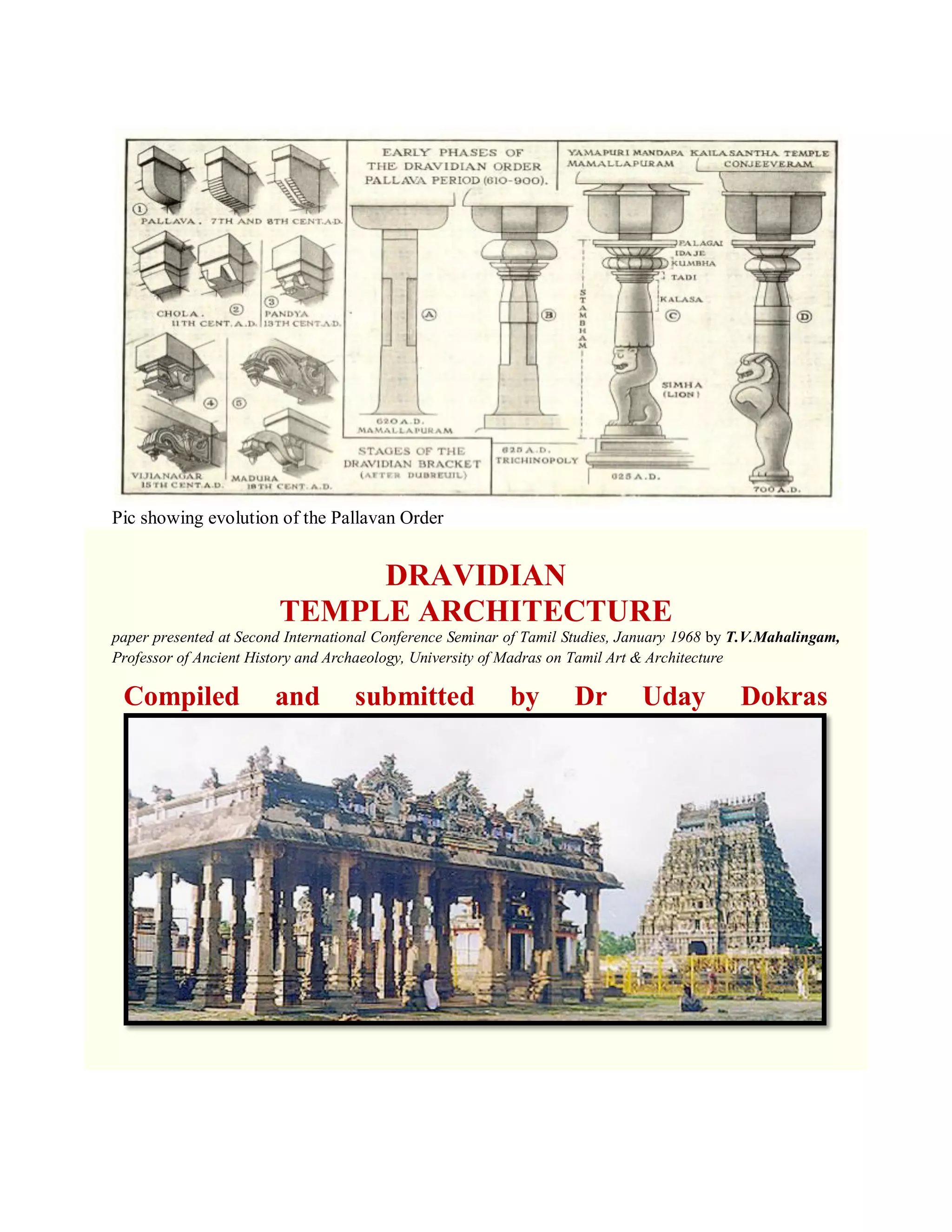 Temple Architecture-Dravidian