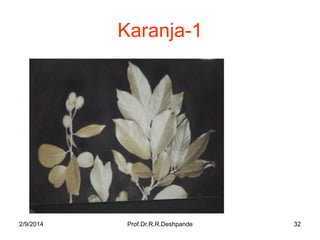 Karanja-1

2/9/2014

Prof.Dr.R.R.Deshpande

32

 